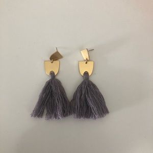 madewell tassel earrings